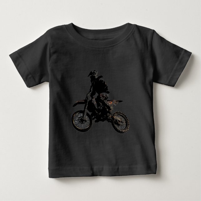Motorrad Baby T-shirt (Vorderseite)