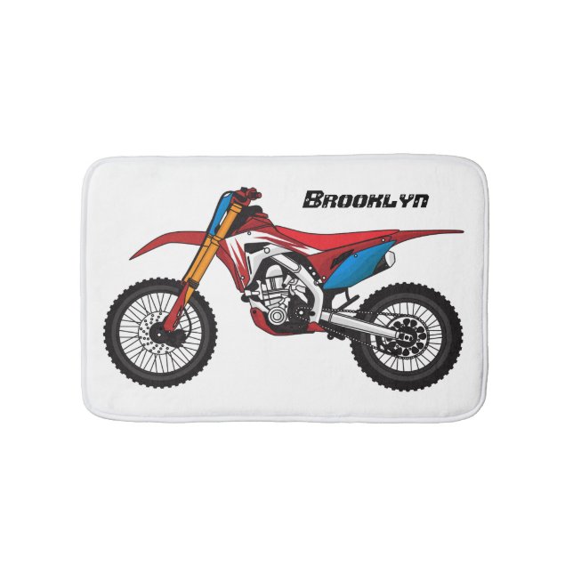 Motorrad Badematte (Vorderseite)