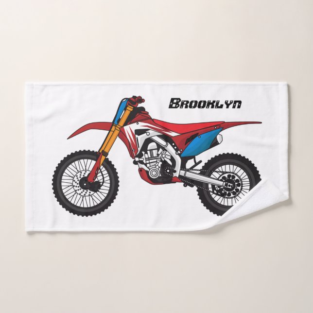 Motorrad Badhandtuch Set (Handtuch)