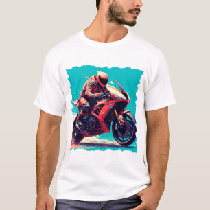 Motorrad bei hoher Geschwindigkeit T-Shirt