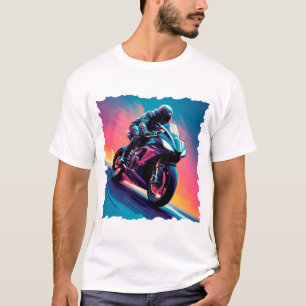 Motorrad bei hoher Geschwindigkeit T-Shirt