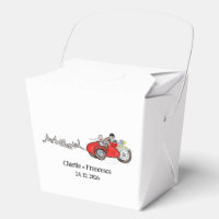 Motorrad & Beiwagen Braut und Bräutigam Hochzeit