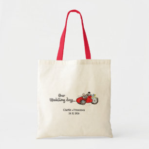 Motorrad & Beiwagen Hochzeit Tragetasche