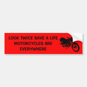 Motorrad-Bewusstsein Autoaufkleber