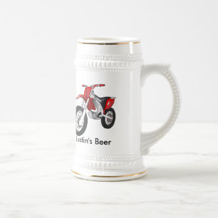 Motorrad-Bier Stein Bierglas