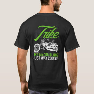 Motorrad Biker Trike wie ein normales Fahrrad nur T-Shirt