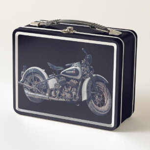 Motorrad - Black Lunchbox