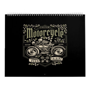Motorrad Born to Ride Kalender