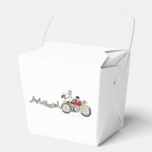Motorrad Braut und Bräutigam Hochzeit Geschenkschachtel