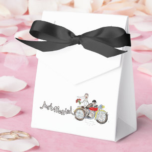 Motorrad Braut und Bräutigam Hochzeit Geschenkschachtel