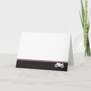 Motorrad-Cafe Racer Foto Grußkarte Karte