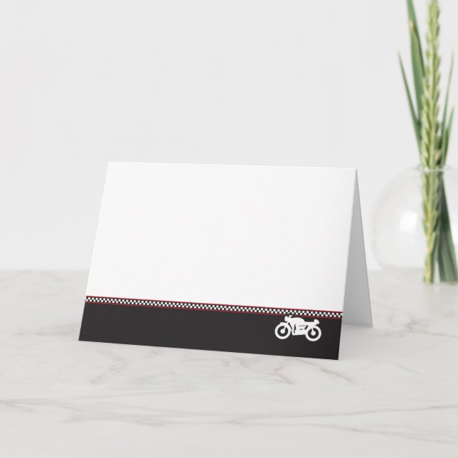 Motorrad-Cafe Racer Foto Grußkarte Karte (Vorderseite)