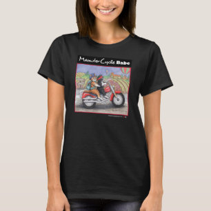 Motorrad Cats Fine Jersey T - Shirt