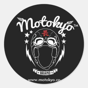 Motorrad-Custom-Aufkleber Runder Aufkleber