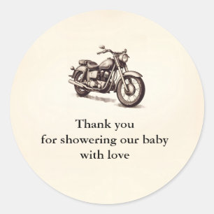 Motorrad Danke Stickers