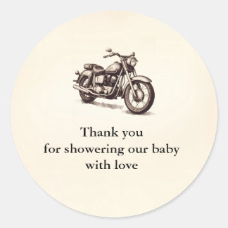 Motorrad Danke Stickers