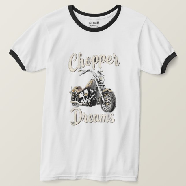 Motorrad-Design T-Shirt (Design vorne)