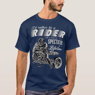 Motorrad-Drag-Racing-Id eher ein Fahrer für T-Shirt