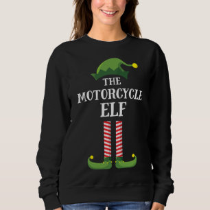 Motorrad Elf Matching Familie Gruppe Weihnachtsfei Sweatshirt