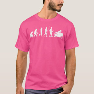 Motorrad-Evolution Motorradfahrer Motorrad Motorra T-Shirt