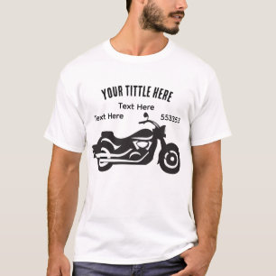 Motorrad-Fahrgeschwindigkeit und Freiheit Design T-Shirt