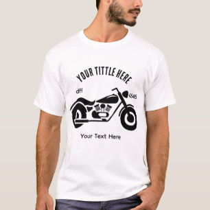 Motorrad-Fahrgeschwindigkeit-und-Freiheits-Design T-Shirt