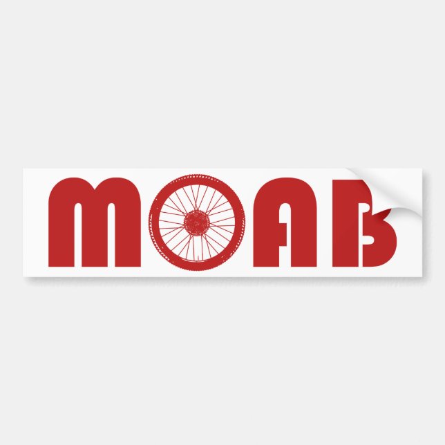 Motorrad (Fahrrad) Autoaufkleber (Vorne)