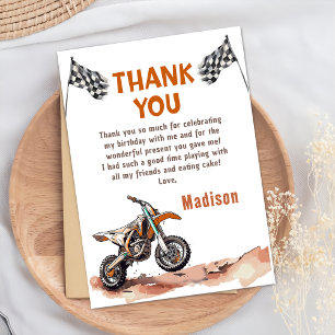 Motorrad Fahrrad Geburtstag Danke Karte