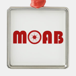 Motorrad (Fahrrad) Silbernes Ornament