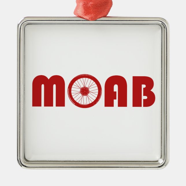 Motorrad (Fahrrad) Silbernes Ornament (Vorne)