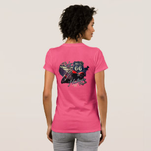 Motorrad-Fahrt auf der historischen Route 66 Road T-Shirt