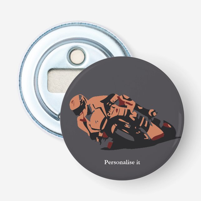 Motorrad Flaschenöffner (Vorderseite)