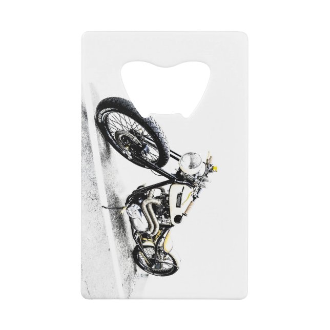 Motorrad-Flaschenöffner aus nicht rostendem Stahl Geldbeutel Flaschenöffner (Vorderseite)