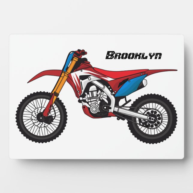 Motorrad Fotoplatte (Vorderseite)