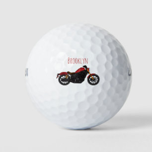 Motorrad für coole Kreuzfahrten Golfball