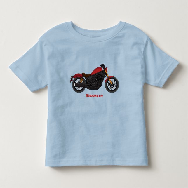 Motorrad für coole Kreuzfahrten Kleinkind T-shirt (Vorderseite)