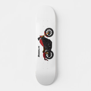 Motorrad für coole Kreuzfahrten Skateboard
