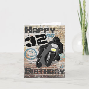 Motorrad 'Geburtstag 32nf Immer noch fit Karte
