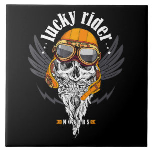 Motorrad-Geschenk für Motorradliebhaber Fliese