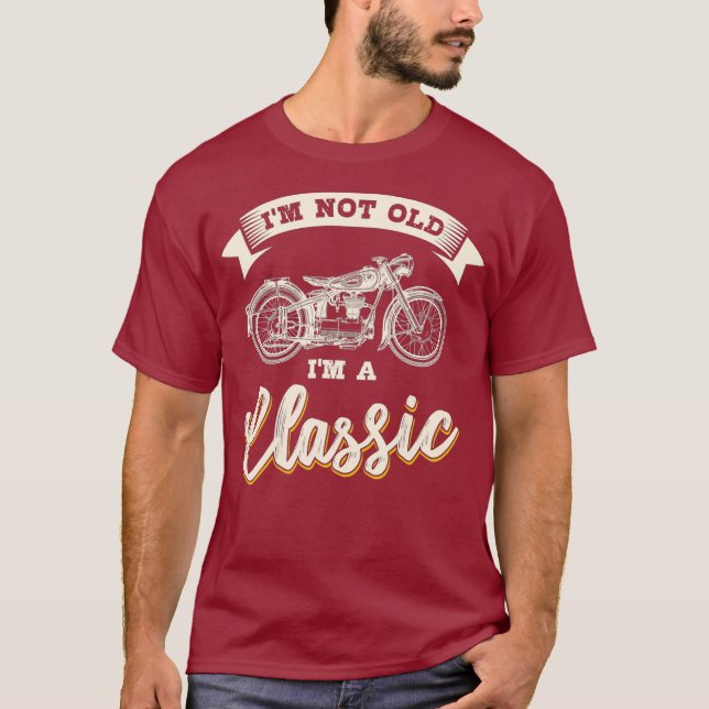 Motorrad-Geschenke nicht alt im Classic T-Shirt (Vorderseite)