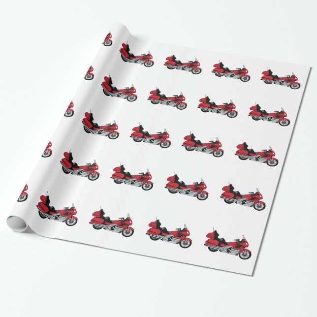 Motorrad Geschenkpapier (Ungerollt)