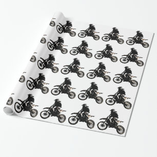 Motorrad Geschenkpapier