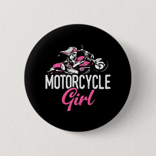 Motorrad-Girl-Motorrad Button