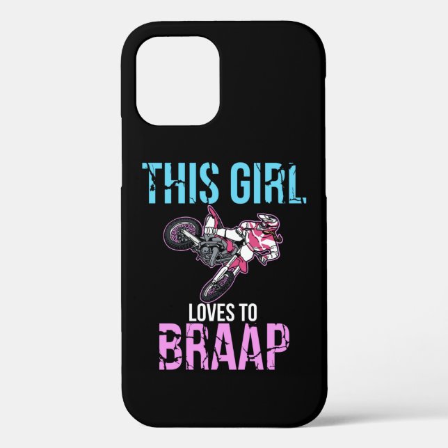 Motorrad Girls Dirt Bike Motocross Braap Case-Mate iPhone Hülle (Rückseite)