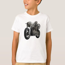 Motorrad-Grafik-T-Shirt für Kinder