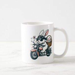 Motorrad-Hase Ostern Biker Eier Kaffeetasse