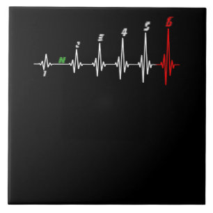 Motorrad-Heartbeat-Speed-Bike-Motocross Fliese