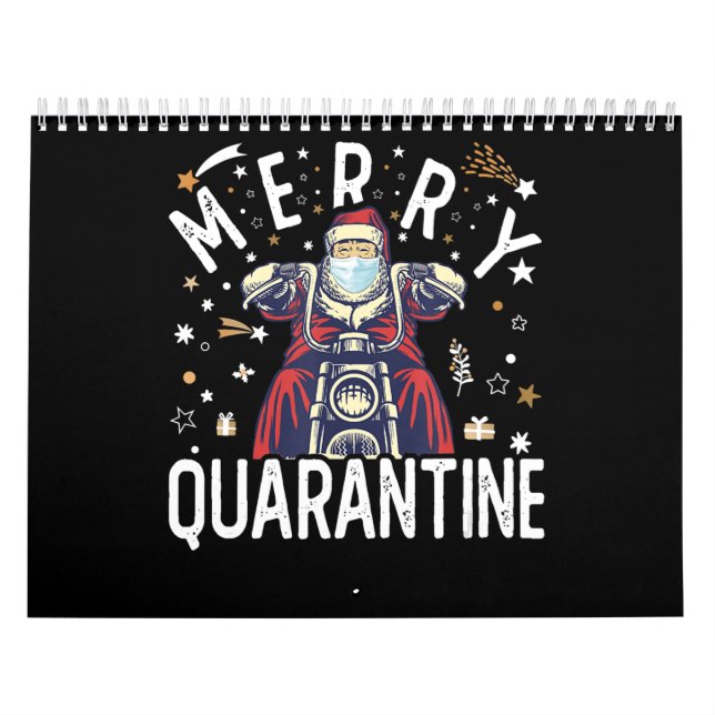 Motorrad-Hipster Santa Face Maske Kalender (Titelbild)