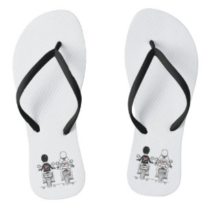 Motorrad Hochzeit Flip Flops Beach Schuhe