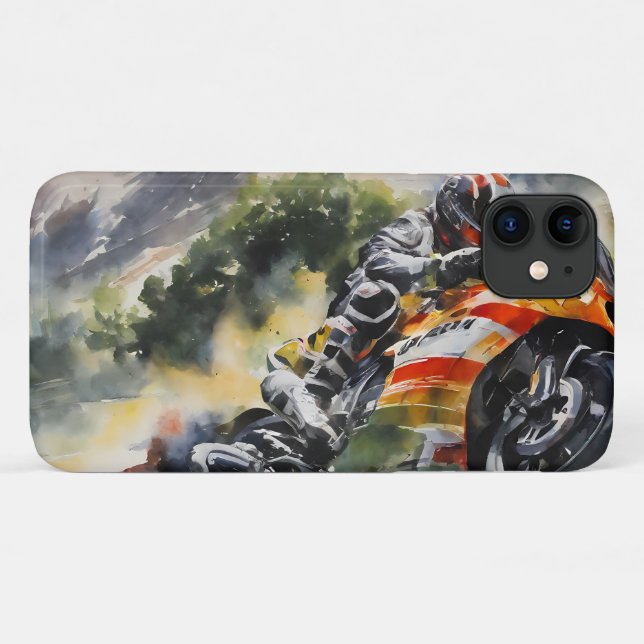 Motorrad-Höhepunkt Case-Mate iPhone Hülle (Rückseite (Horizontal))